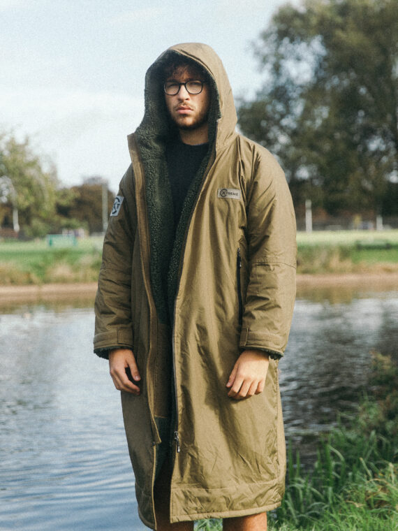 Xtreme Weatherproof Robe V2 - Forest Green with Moss Green Lining