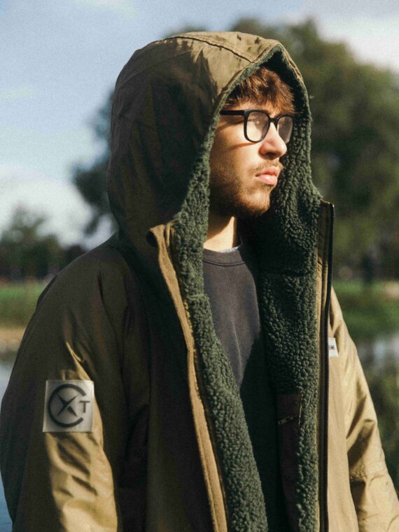 Xtreme Weatherproof Robe V2 - Forest Green with Moss Green Lining