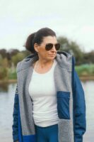 Xtreme Weatherproof Robe V2 - Slate Blue with Ash Grey Lining