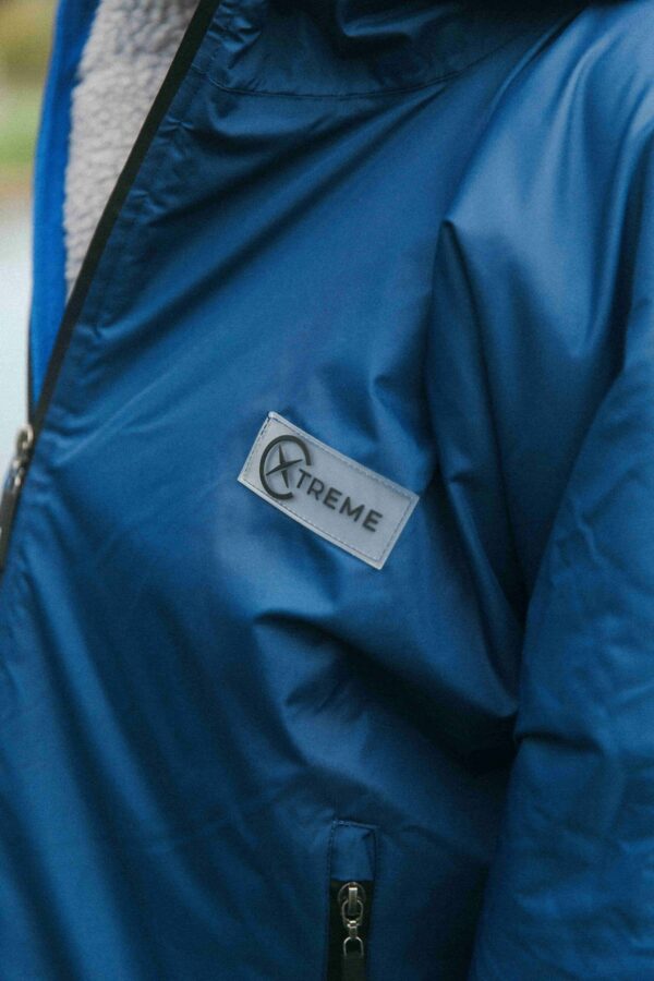 Xtreme Weatherproof Robe V2 - Slate Blue with Ash Grey Lining
