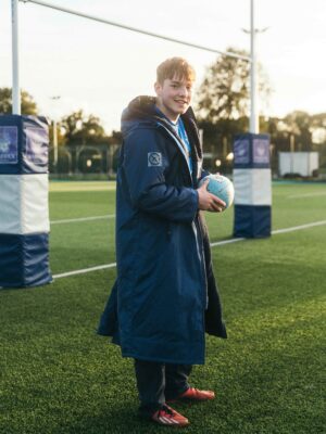 Xtreme Weatherproof Robe V2 - Slate Blue with Navy Lining