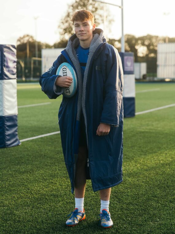 Xtreme V1 Royal Blue Waterproof Jacket With Grey Fleece Lining