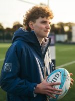 Xtreme V1 Royal Blue Waterproof Jacket With Grey Fleece Lining