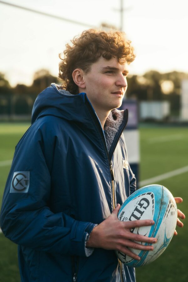 Xtreme Weatherproof Robe V2 - Slate Blue with Ash Grey Lining