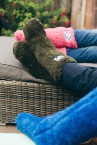 Blue, Olive and Pink Xtreme Socks