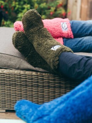 Blue, Olive and Pink Xtreme Socks