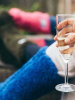 Xtreme Blue Sock Boots - Furry Bold Blue