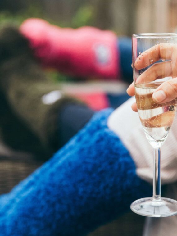 Xtreme Blue Sock Boots - Furry Bold Blue