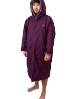 Xtreme Weatherproof Robe V2 - Twilight Purple with Ash Grey Lining