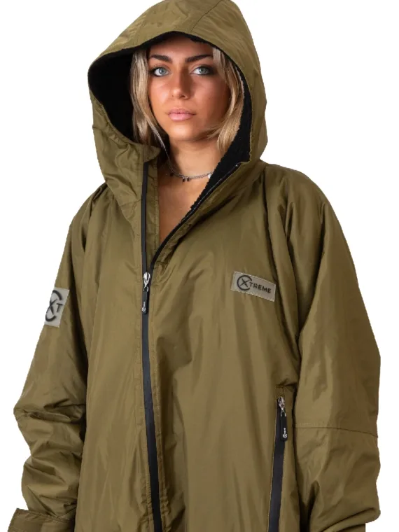 Xtreme Weatherproof Robe V2 - Forest Green with Jet Black Lining
