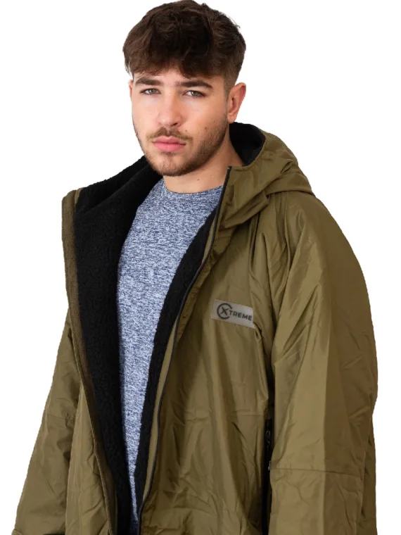 Xtreme Weatherproof Robe V2 - Forest Green with Jet Black Lining
