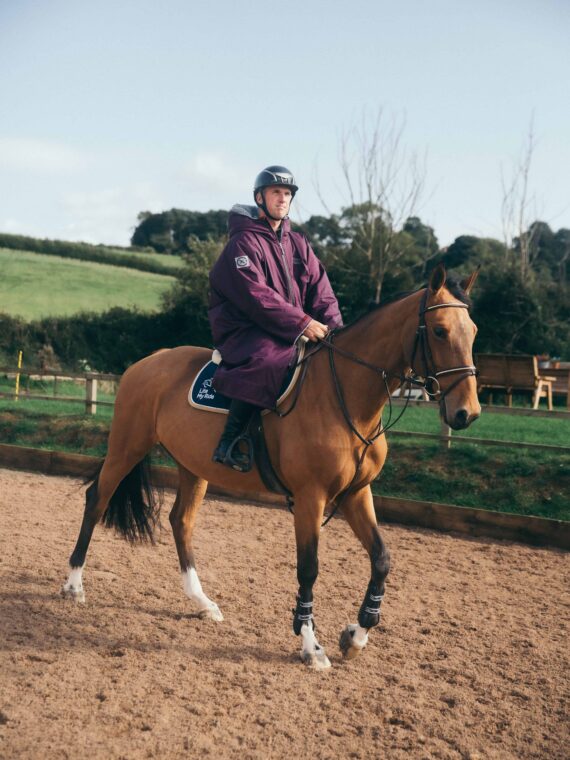 Xtreme Weatherproof Robe V2 - Twilight Purple with Ash Grey Lining