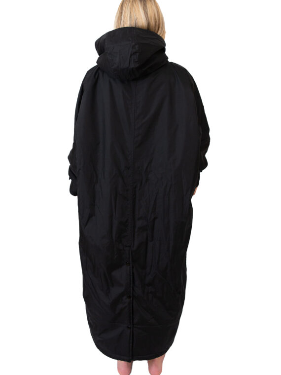 Xtreme Weatherproof Robe V2 - Charcoal Black with Blackberry Purple Lining