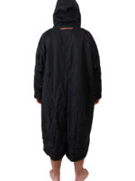 Xtreme Weatherproof Robe V2 - Charcoal Black with Blackberry Purple Lining