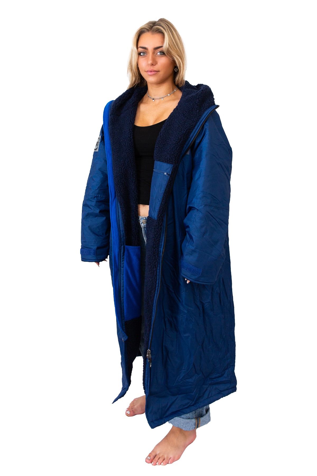 Xtreme V1 Royal Blue Waterproof Jacket With Blue Fleece Lining