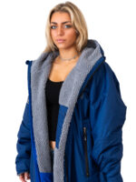 Xtreme V1 Royal Blue Waterproof Jacket With Grey Fleece Lining
