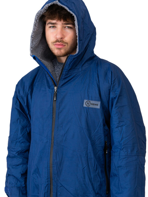 Xtreme V1 Royal Blue Waterproof Jacket With Blue Fleece Lining