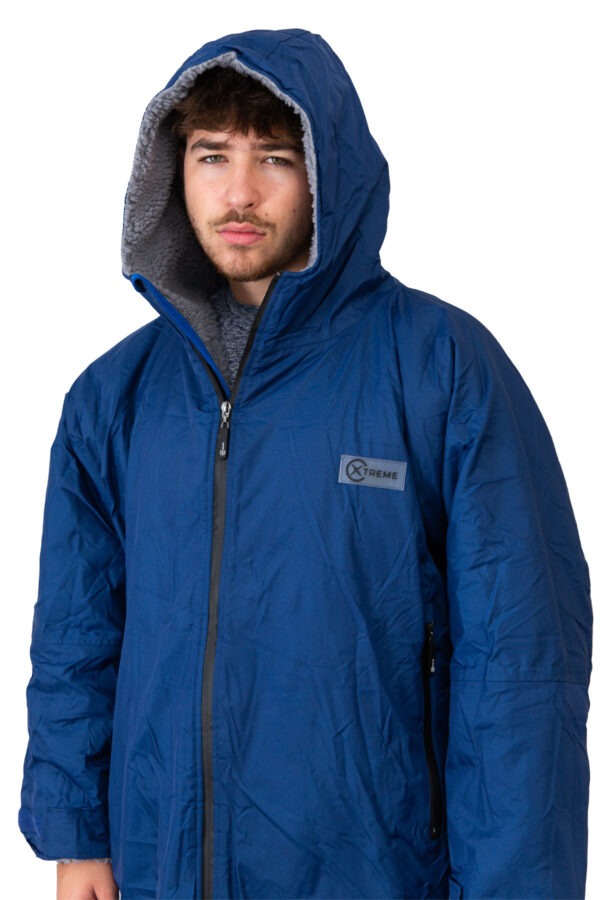 Xtreme V1 Royal Blue Waterproof Jacket With Blue Fleece Lining