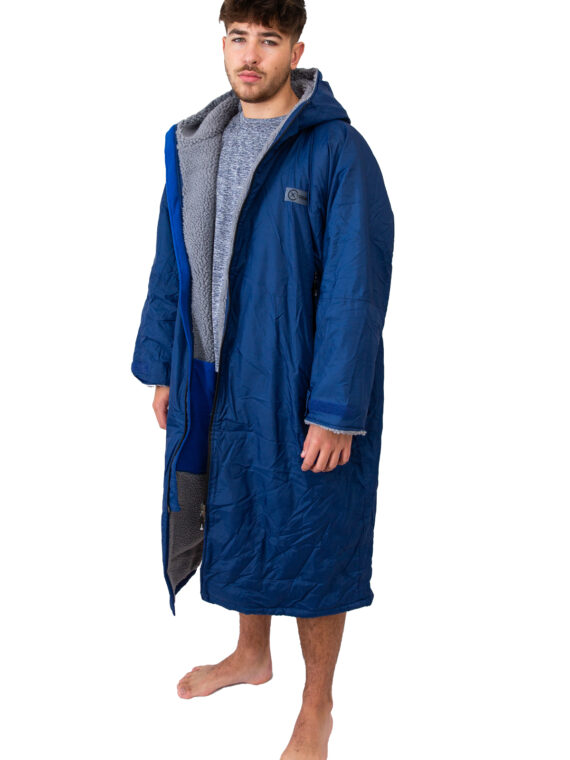 Xtreme V1 Royal Blue Waterproof Jacket With Grey Fleece Lining