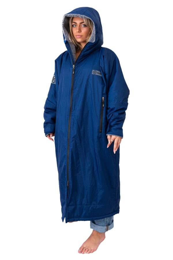 Xtreme V1 Royal Blue Waterproof Jacket With Blue Fleece Lining