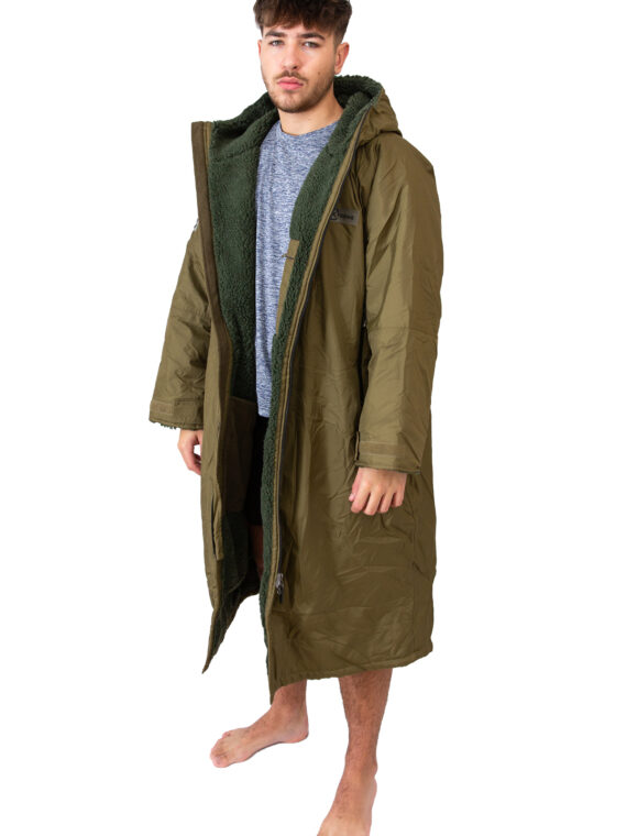 Xtreme Weatherproof Robe V2 - Forest Green with Moss Green Lining