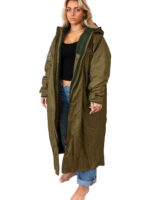 Xtreme Weatherproof Robe V2 - Forest Green with Moss Green Lining
