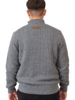 Xtreme Grey Cashmere Jumper - With Grey Fleece Lining