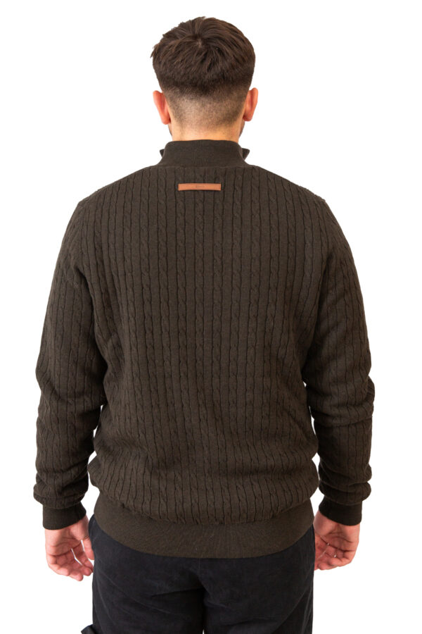 Xtreme Green Cashmere Jumper - With Green Fleece Lining