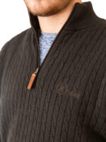 Xtreme Green Cashmere Jumper - With Green Fleece Lining