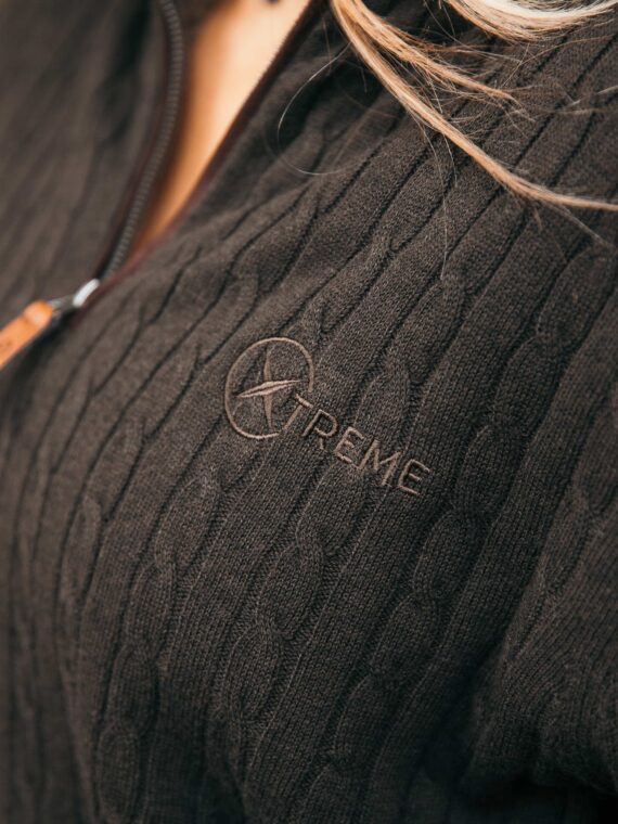 Xtreme Green Cashmere Jumper - With Green Fleece Lining