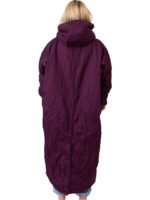 Xtreme V1 Purple Waterproof Jacket With Grey Fleece Lining