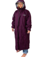 Xtreme V1 Purple Waterproof Jacket With Grey Fleece Lining