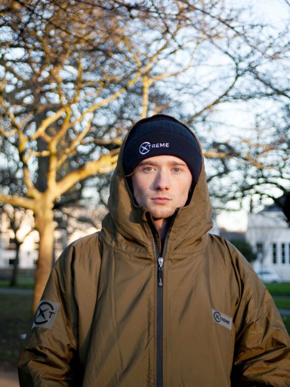 Xtreme Blue Beanie with Embroidered Logo