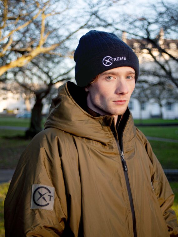 Xtreme Blue Beanie with Embroidered Logo