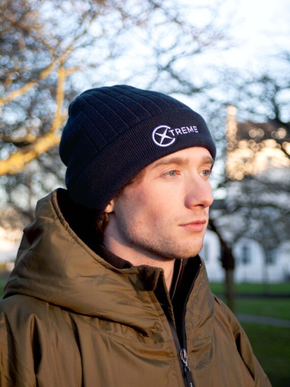 Xtreme Blue Beanie with Embroidered Logo