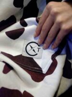 Xtreme Brown Cow Print Blanket Hoodie - With Brown Faux Fur Lining