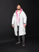 Xtreme Weatherproof Robe V2 - Reflective with Neon Pink Lining