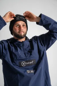 Showcasing the new Xtreme 1/4 Zip Waterproof Jacket. Designed for runners and outdoor enthusiasts