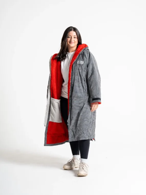 Xtreme Weatherproof Robe V2 - Reflective with Ignite Red Lining