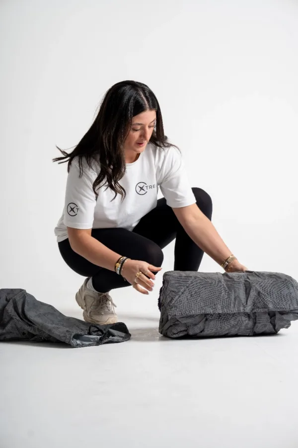 Xtreme Weatherproof Robe V2 - Charcoal Black with Ash Grey Lining