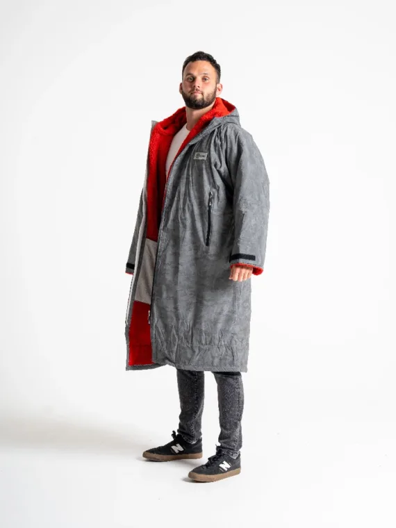 Xtreme Weatherproof Robe V2 - Reflective with Ignite Red Lining