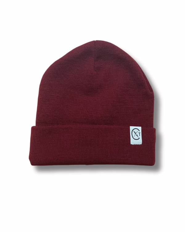 Xtreme Fleece-Lined Beanie in Rosewood Burgundy