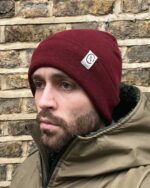 Xtreme Fleece-Lined Beanie in Rosewood Burgundy
